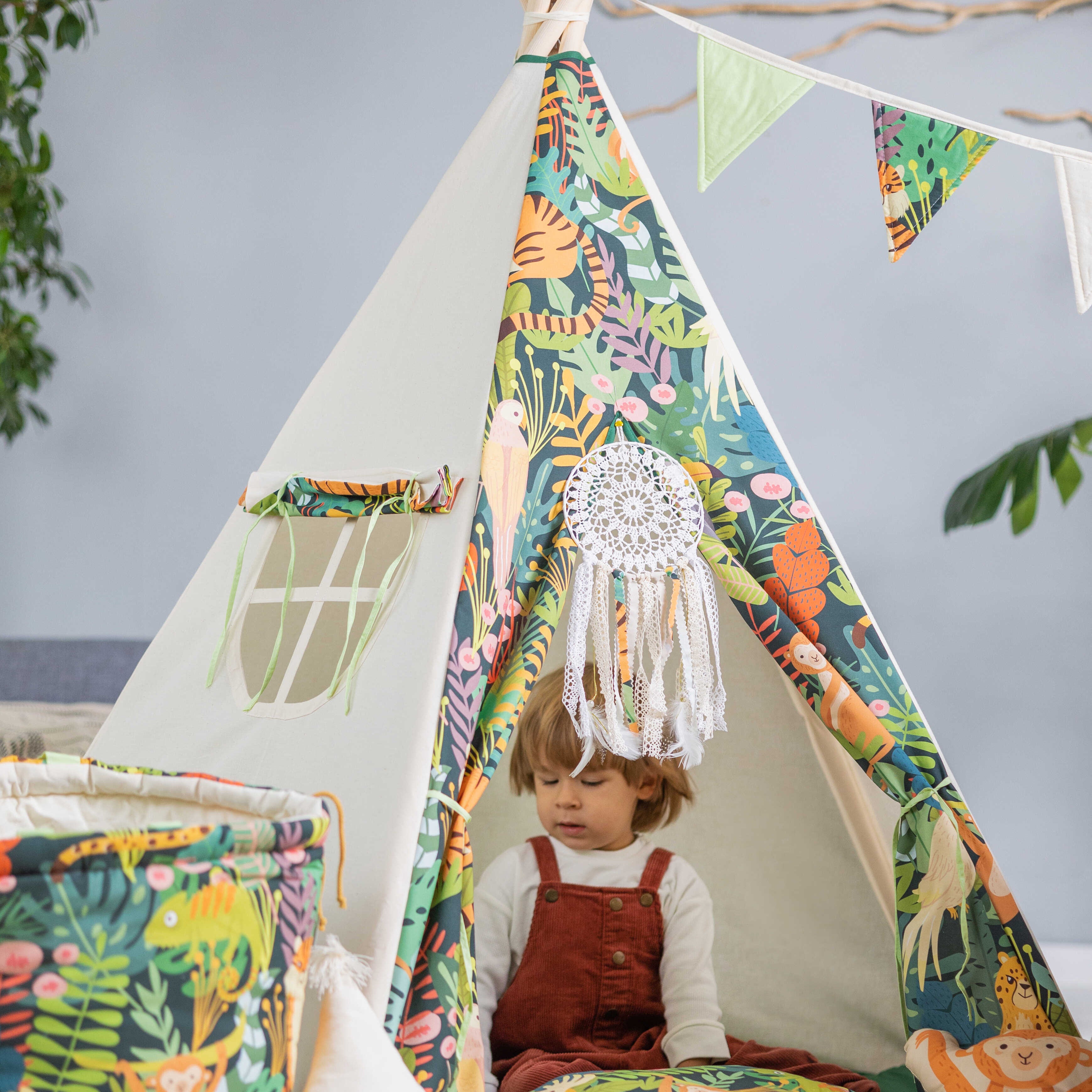 Tipi Zelt König des Dschungels