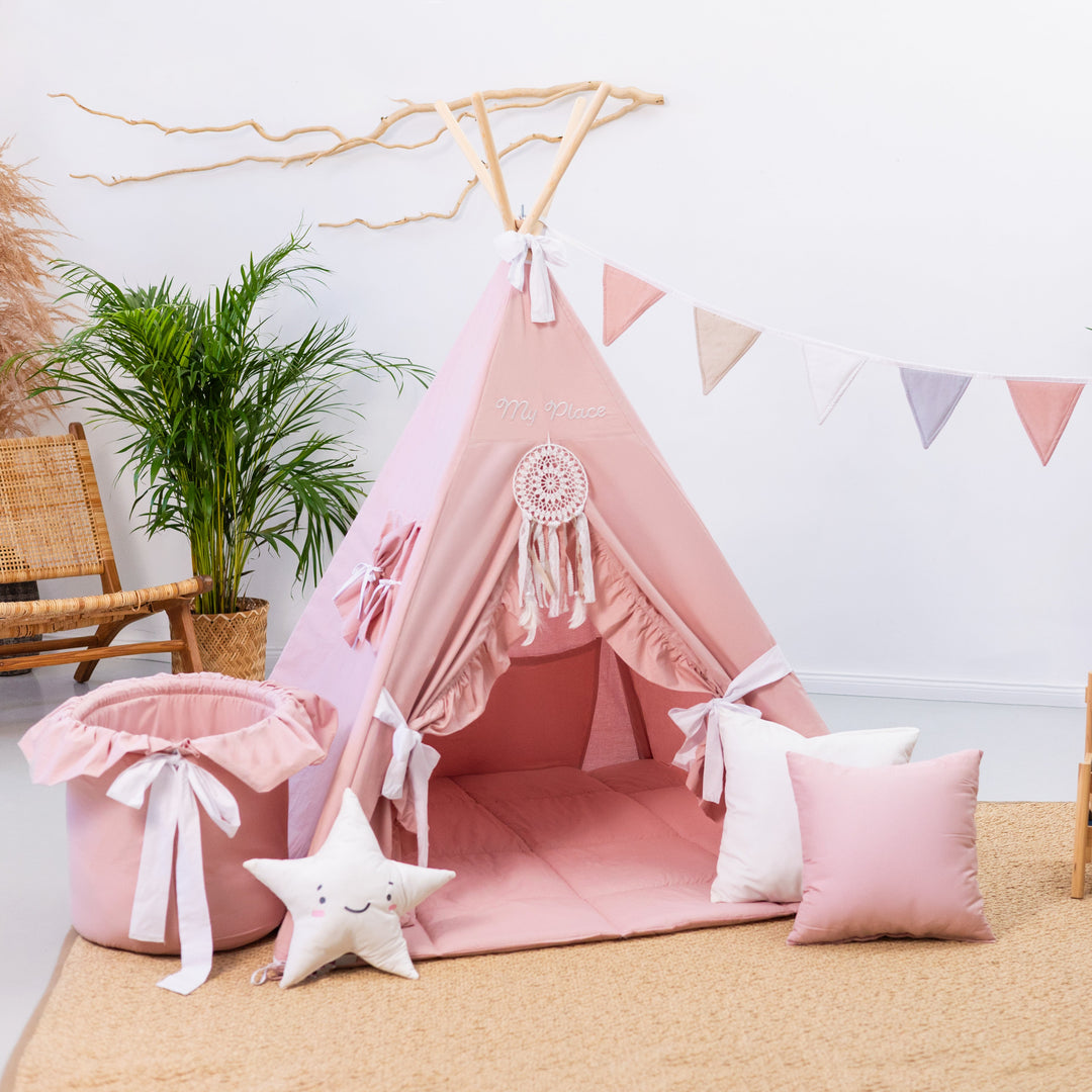 Tipi Frau Schleife Puderrosa Baumwollschleifen | Wild Folks – Wild Folks