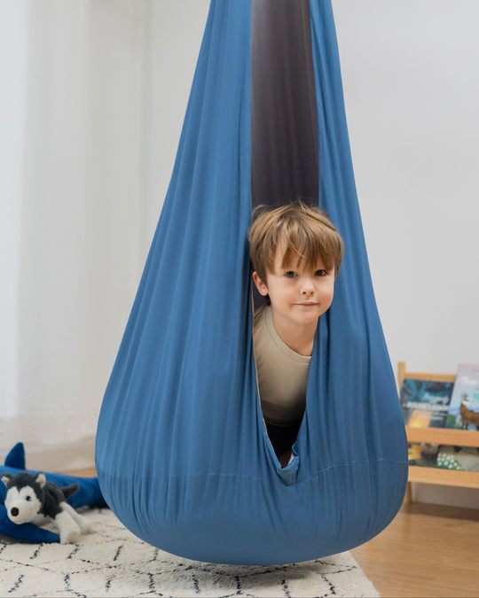 Hanging Cocoon Swing Knight's Fortress | Cloud
  Castle Collection