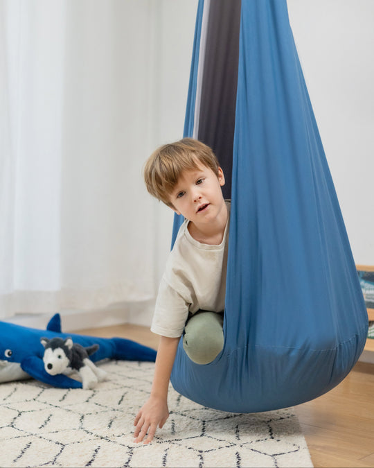 Hanging Cocoon Swing Knight's Fortress | Cloud
  Castle Collection