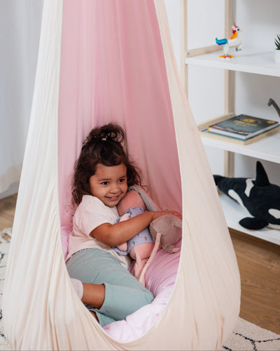 Hanging Cocoon Swing Bunny Hideaway | Bunny Kingdom
  Collection