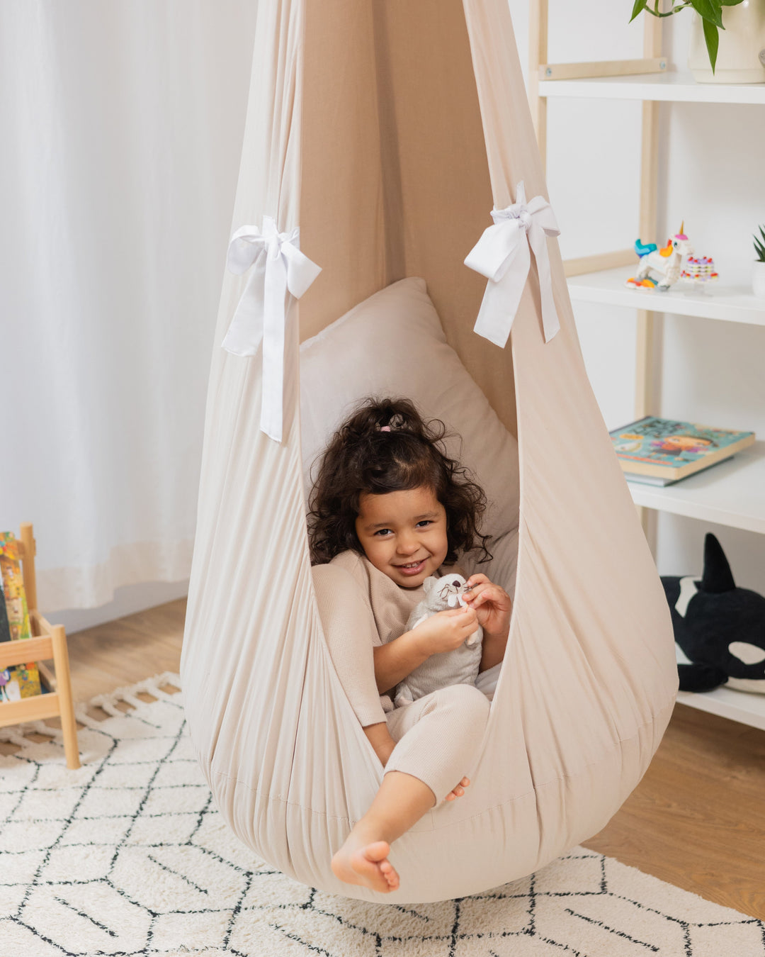 Hängekokon-Schaukel Süße Schleife | Häschenreich