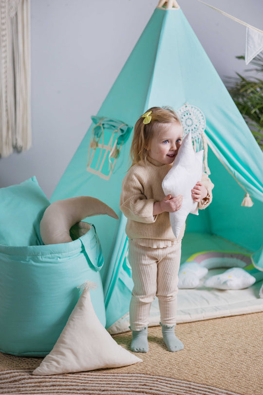 Teepee Tent Mint Tassel | Free Spirit