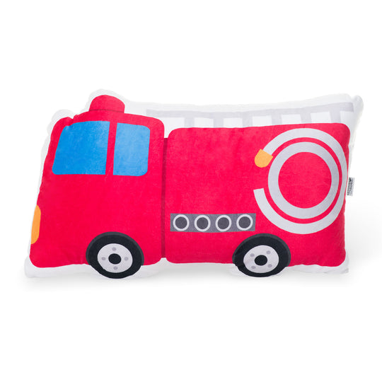 Plush Pillow Fluffy Fire Truck | Speed Buddies
