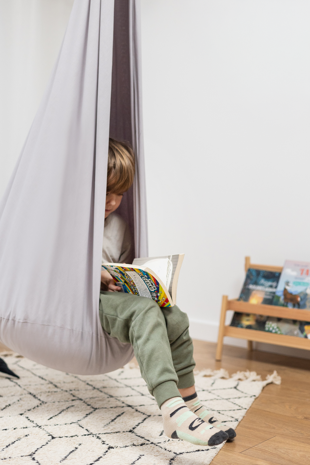 Balansoar Cocon Șoricel Gri | Castel de Nori